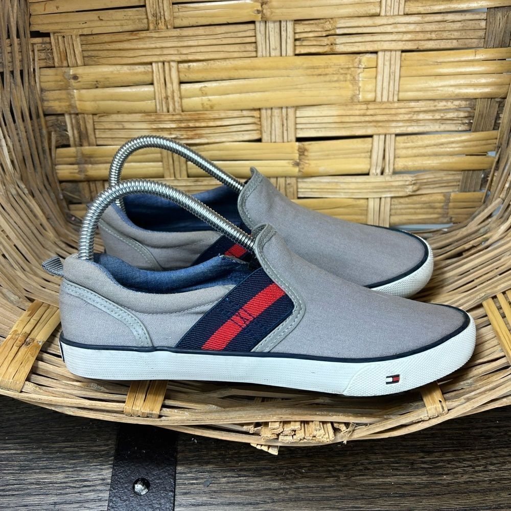 Tommy Hilfiger gray loafers oxfords - Picture 1 of 7
